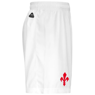 Pantaloni Corti Kappa Bambino Kombat Ryder Fiorentina Bianco