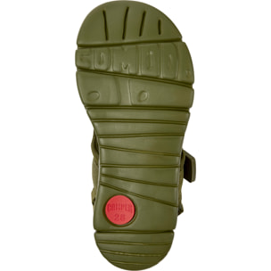 Sandalias - CAMPER Oruga - Verde - Textil técnico (poliéster reciclado)