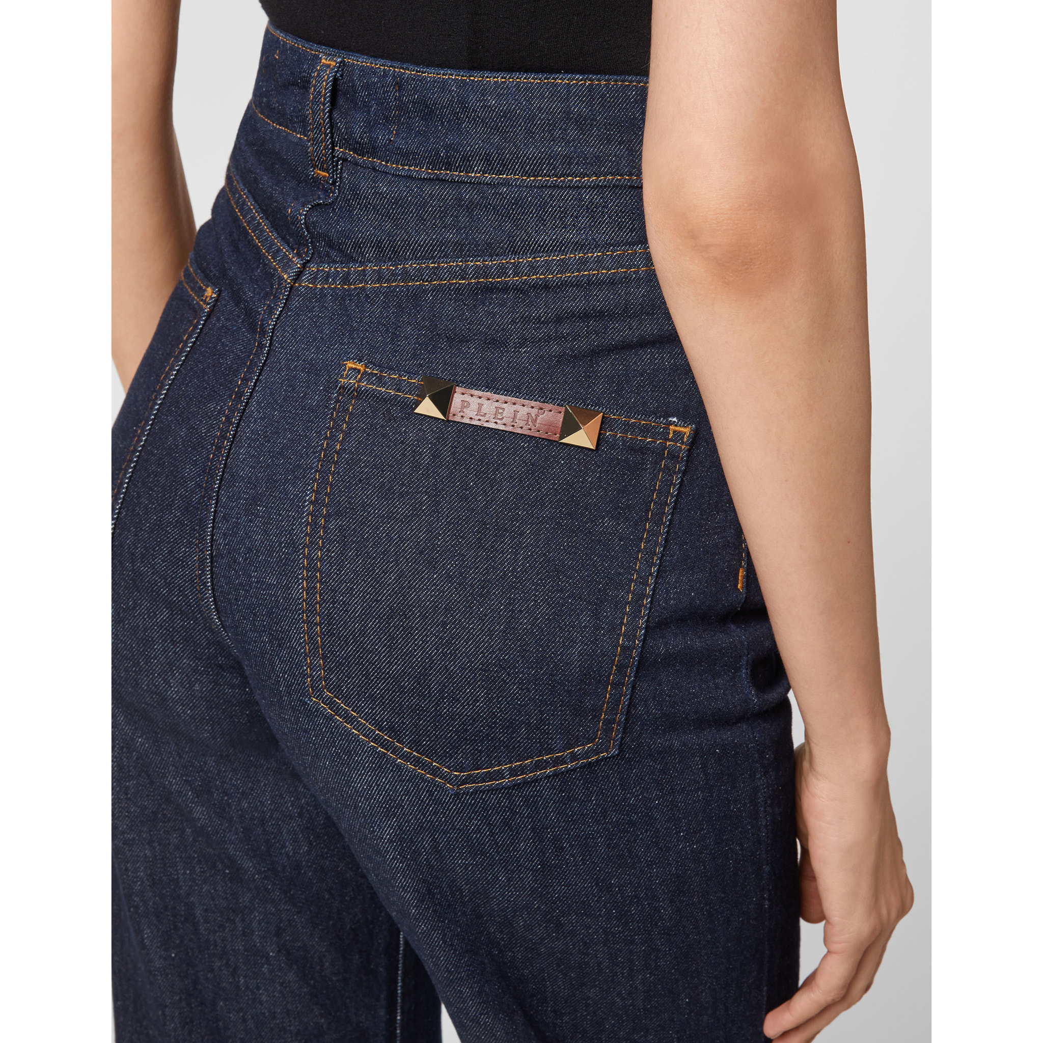 PHILIPP PLEIN Vaqueros de pata ancha