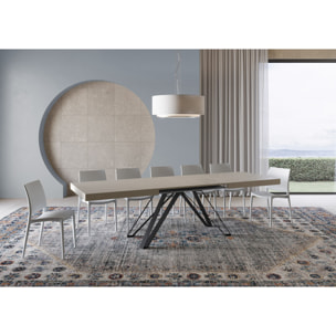 Mesa extensible 90x180/284 cm Terium cachemira patas antracita