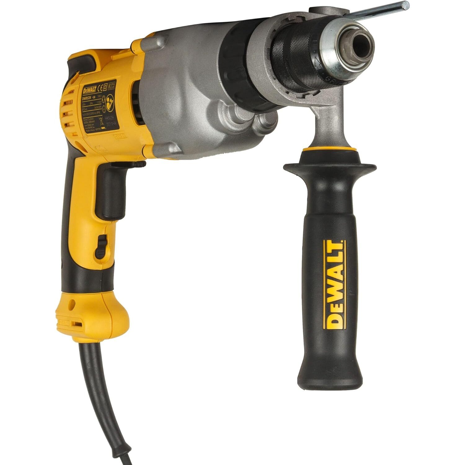 Perceuse percussion 2 vitesses 1100 W livrée en Coffret - DEWALT - DWD524KS-QS