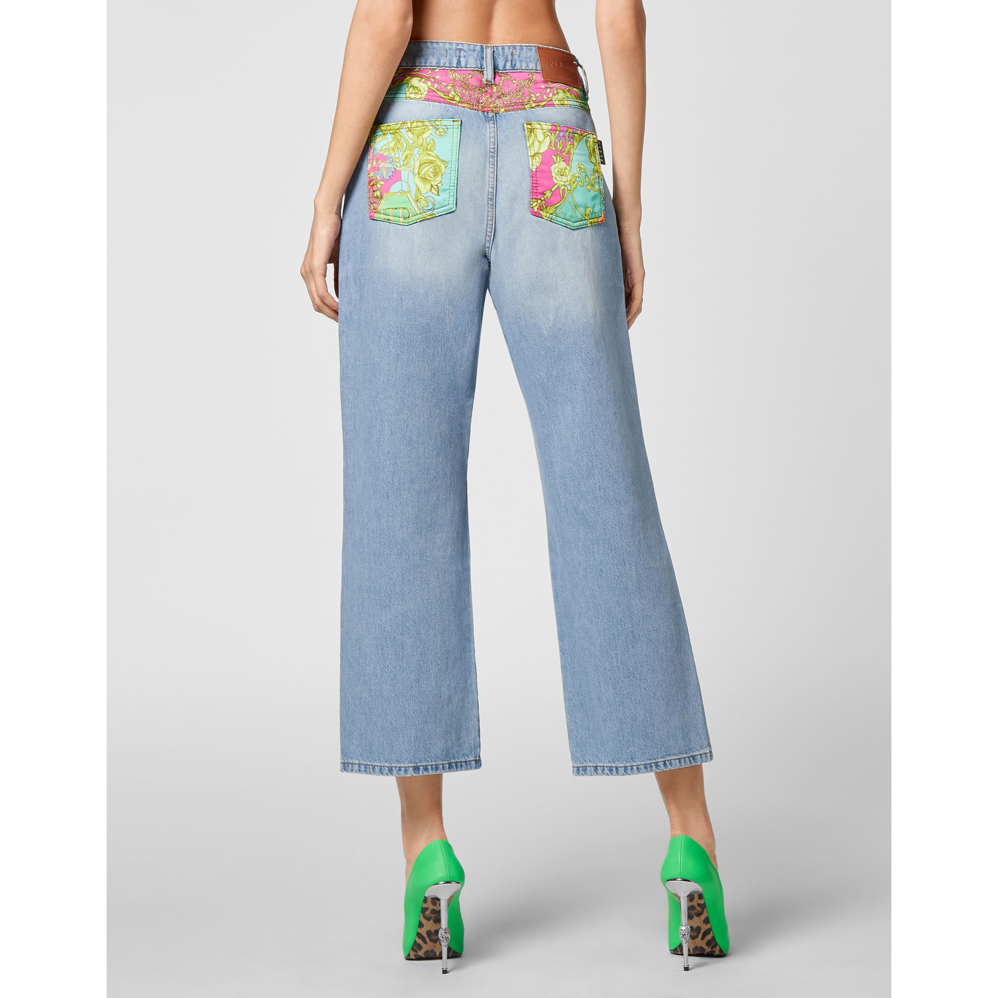 PHILIPP PLEIN Denim Trousers Loose Fit NEW BAROQUE