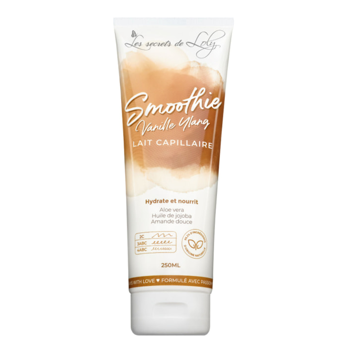 Smoothie Vanille Ylang - Lait Sans Rinçage Capillaire Très Nourrissant 250ml