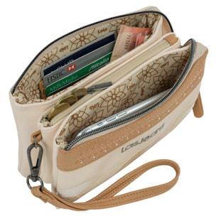 Cartera De Mano Triple Skpat Galatea Beige