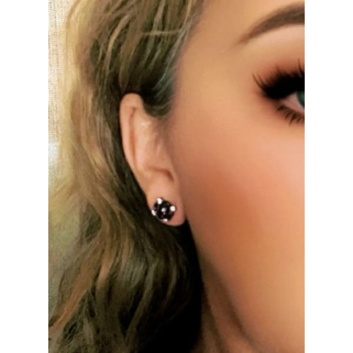 Pack 2 pares pendientes cristal SW y plata 10µ. C1