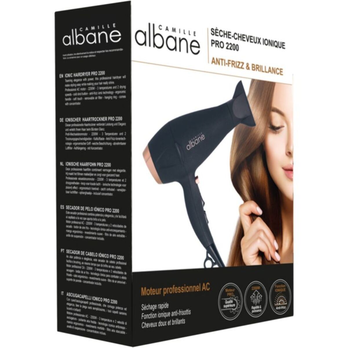 Sèche cheveux professionnel CAMILLE ALBANE pro 2200