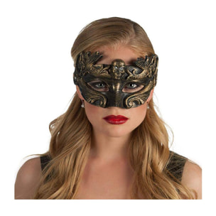 Maschera Accessorio Costume Carnevale Veneziano con Teschio