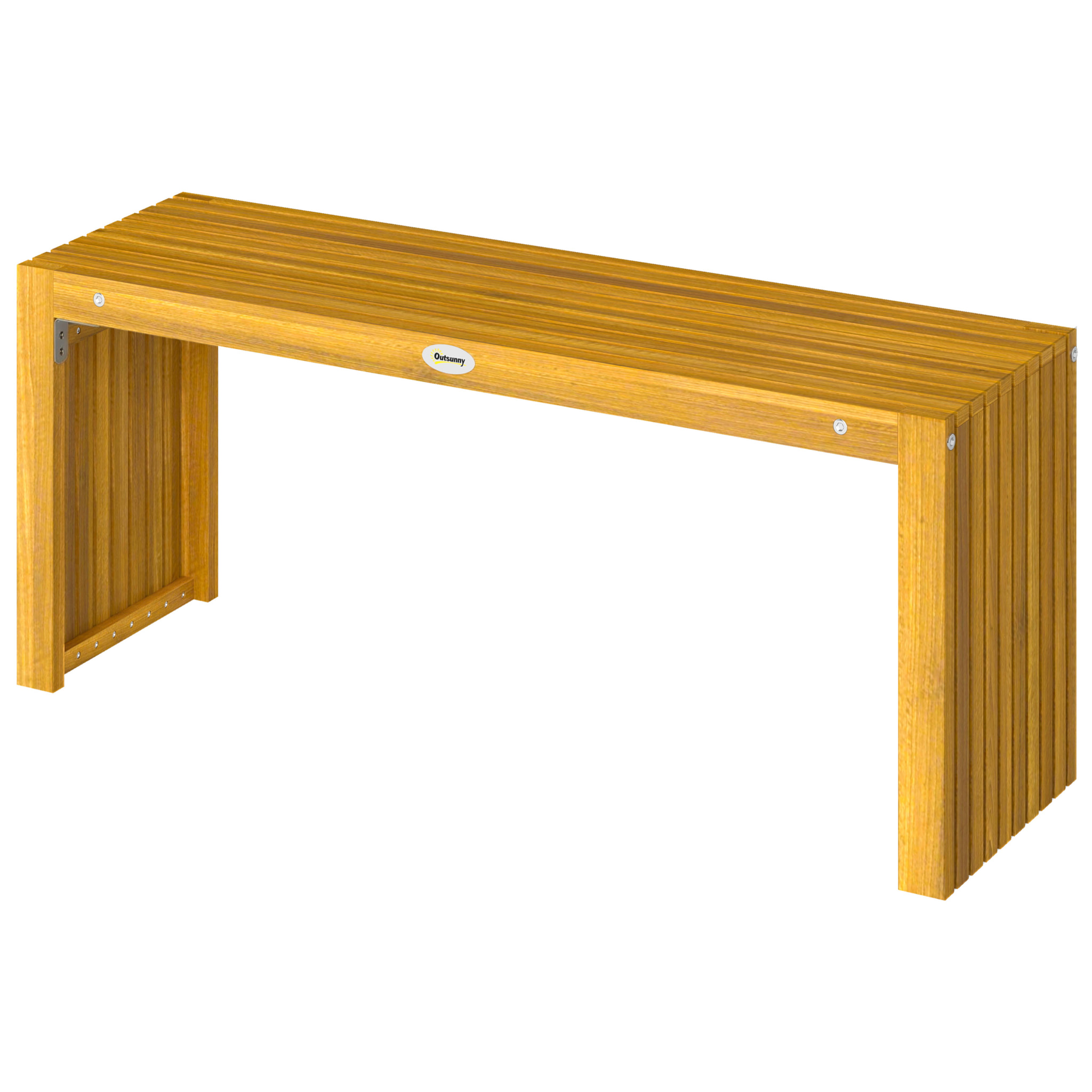 Banc de jardin 2 places bois acacia pré-huilé 240 Kg max.
