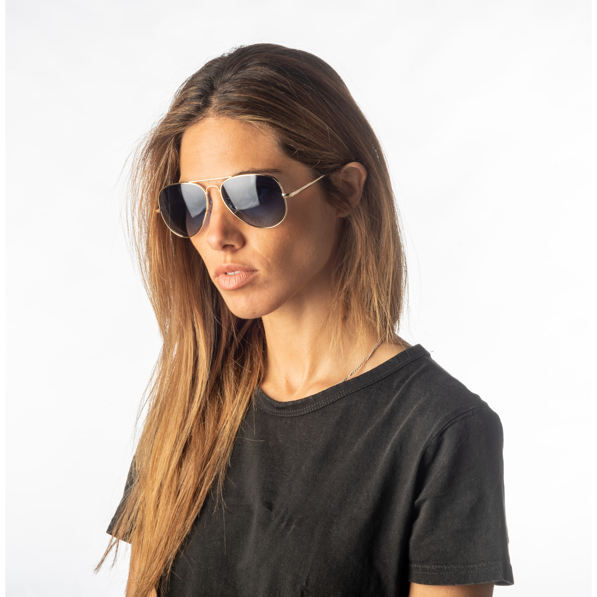 Gafas de sol OCEAN BANILA - Dorado / Azul degradado