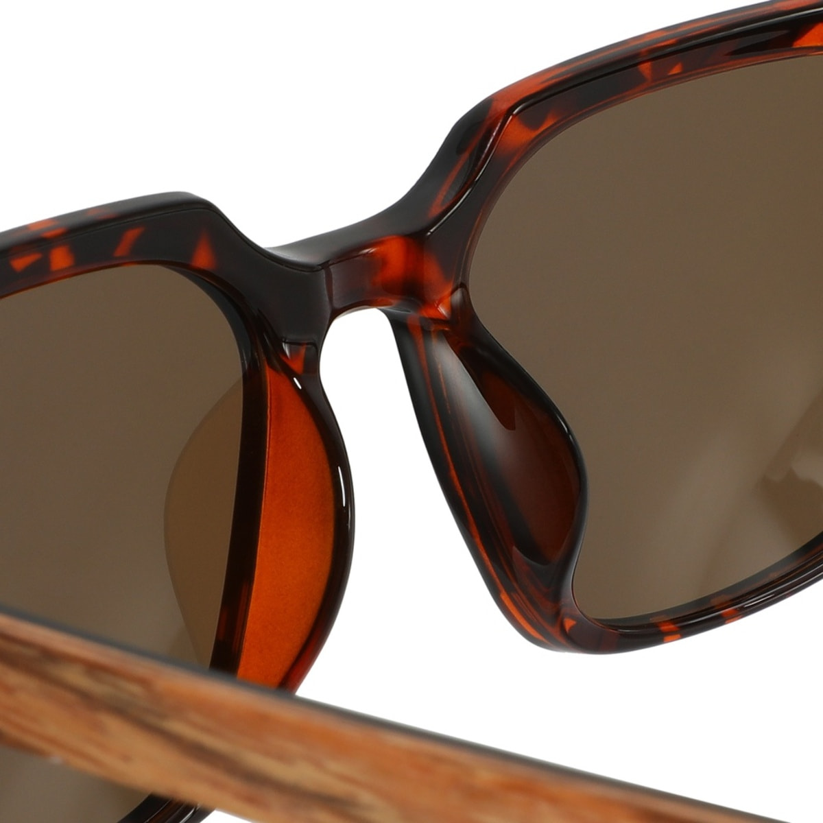 Gafas de Sol Feler 1605P-2 Polarizadas de Madera Unisex 51mm