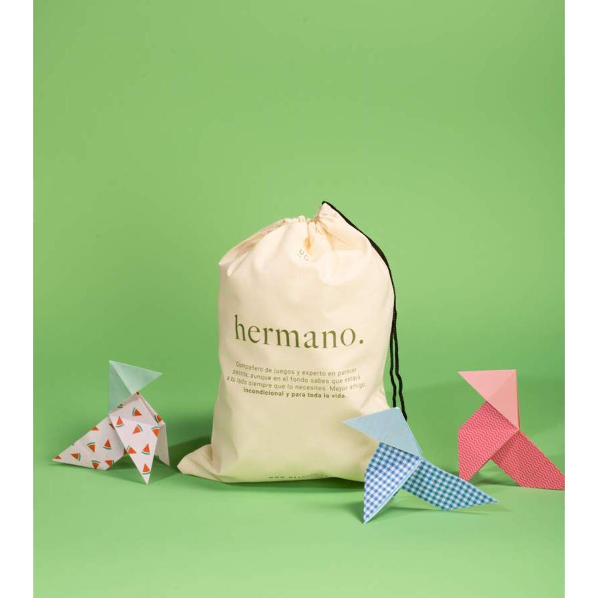 Bolsa tela regalo "Hermano definición"