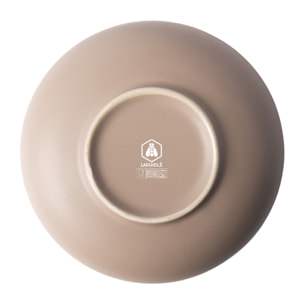 Lot de 6 bols taupe - "Iris"