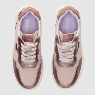 Deportivos de Piel - Beig - Tacón: Bajo