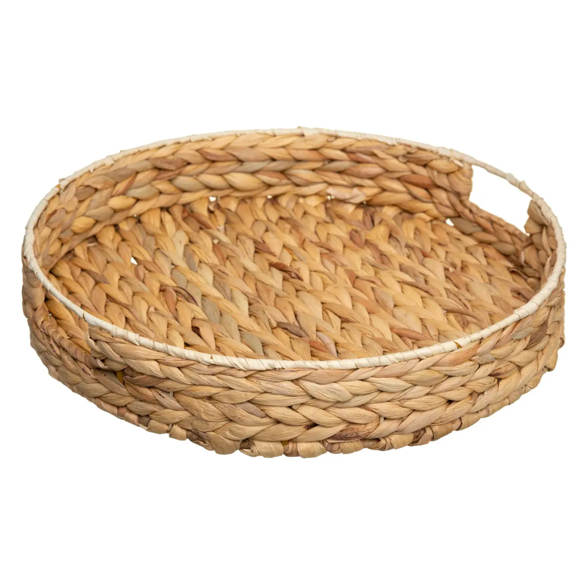 Plateau rond 35cm "Jacynte" jacynthe d'eau
