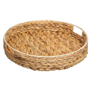 Plateau rond 35cm "Jacynte" jacynthe d'eau