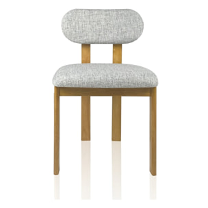 Tomasucci Ensemble de 2 chaises tripodes en bois