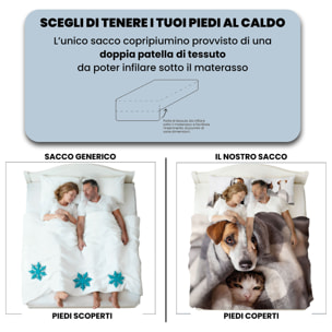 PARURE COPRIPIUMINO GOODNIGHT - STAMPA DIGITALE 100% Microfibra