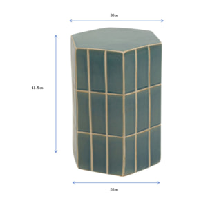 Table d'appoint Bliss Tile 41cm bleue Kare Design