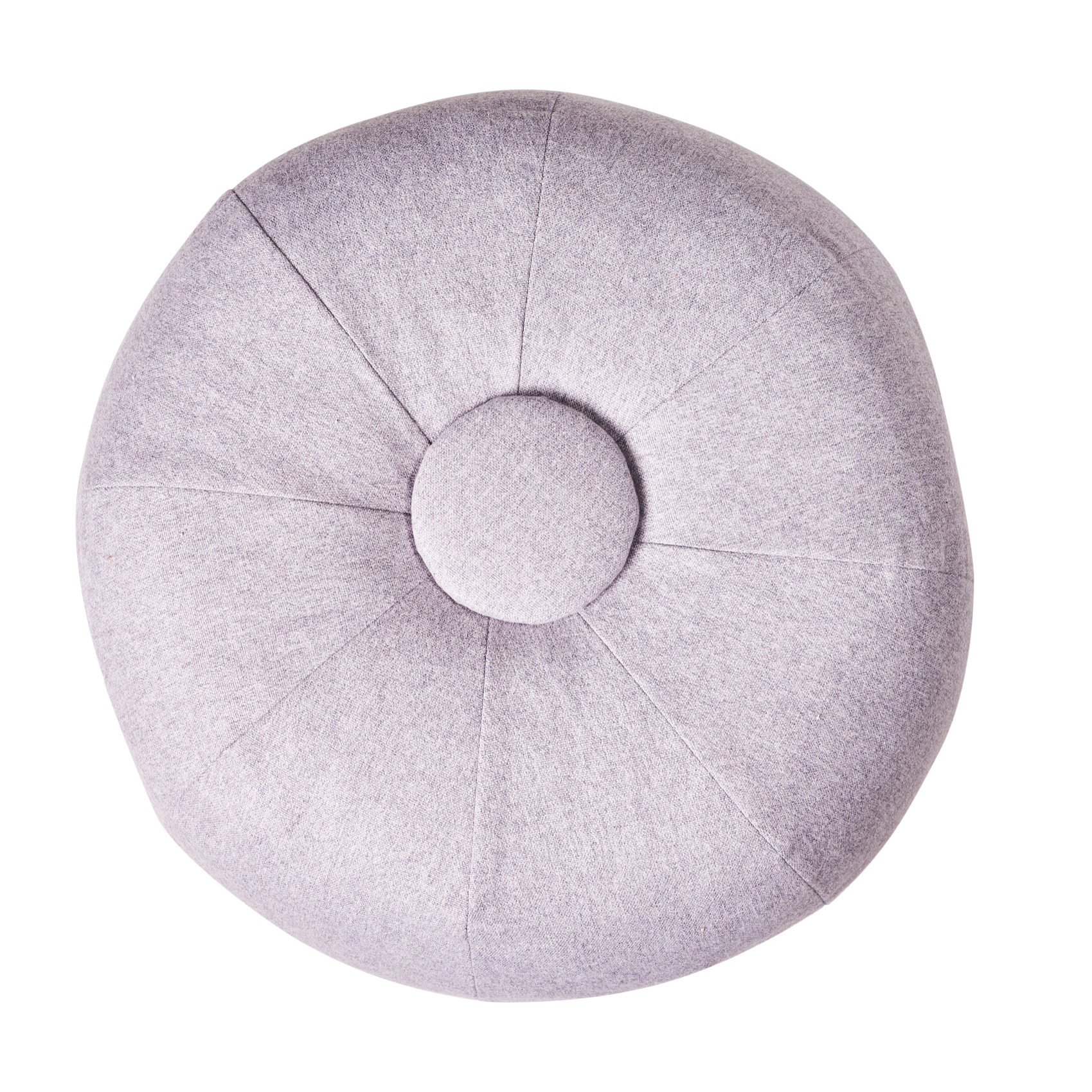 OBERON - POUF BICOLORE GREY - misura: 47X47X31,5 cm