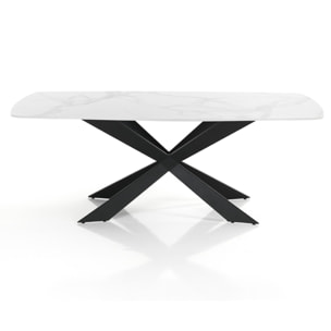 Oresteluchetta tavolo PULSE WHITE MARBLE