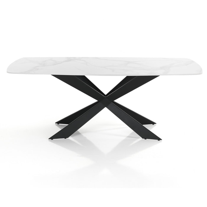 Oresteluchetta tavolo PULSE WHITE MARBLE