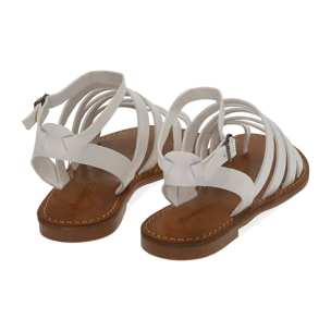 Sandalias blancas