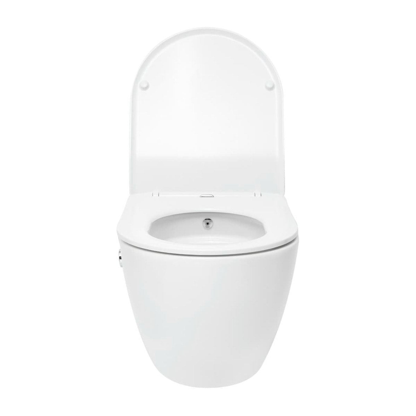 Pack WC bâti-support Geberit Duofix 112 cm + WC japonais suspendu sans bride avec abattant + plaque (GEBSTFUWR01-FR)