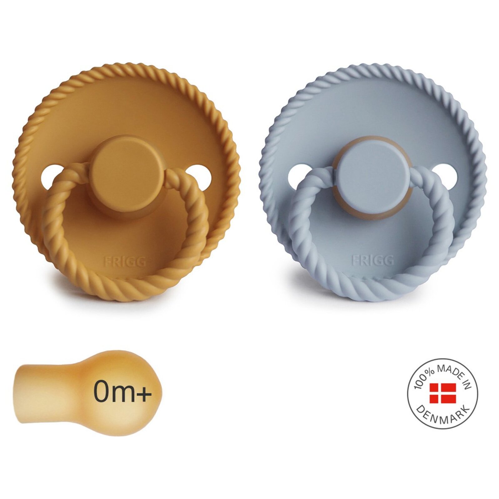 Frigg Pack 2 Chupetes Block Latex Rope