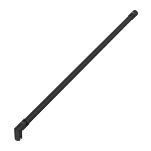 Project bras de montage pour paroi de douche 120 cm, noir mat (SATZAV6C)