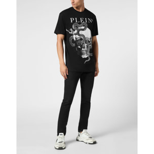 PHILIPP PLEIN T-Shirt Round Neck SNAKE