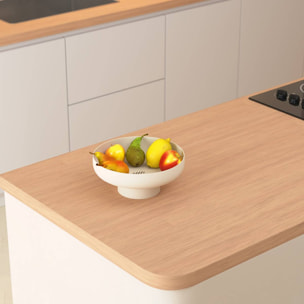 Corbeille à fruits Poly D26cm beige