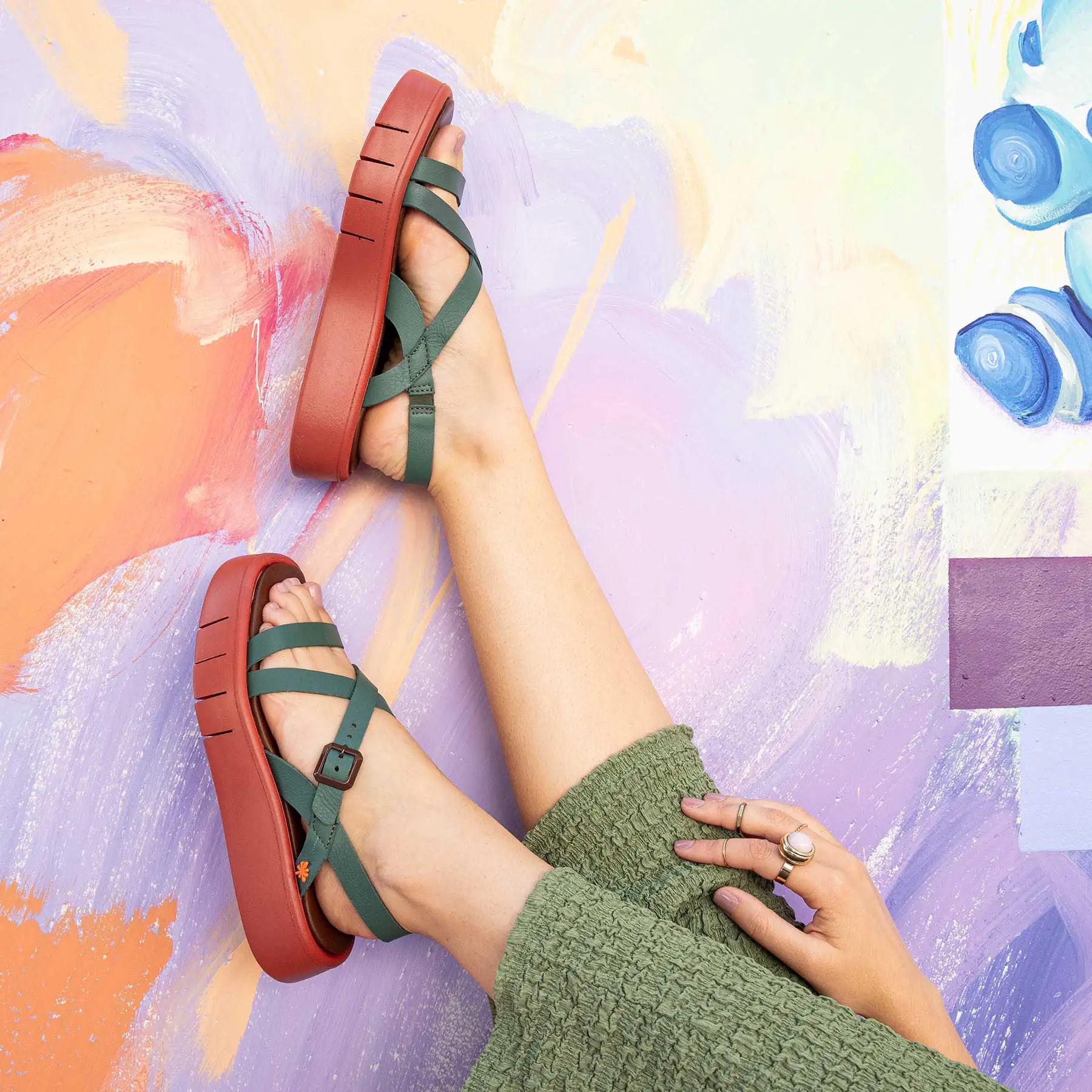 Sandalias 1853 NAPPA FOLIAGE/ MALAGA color Foliage