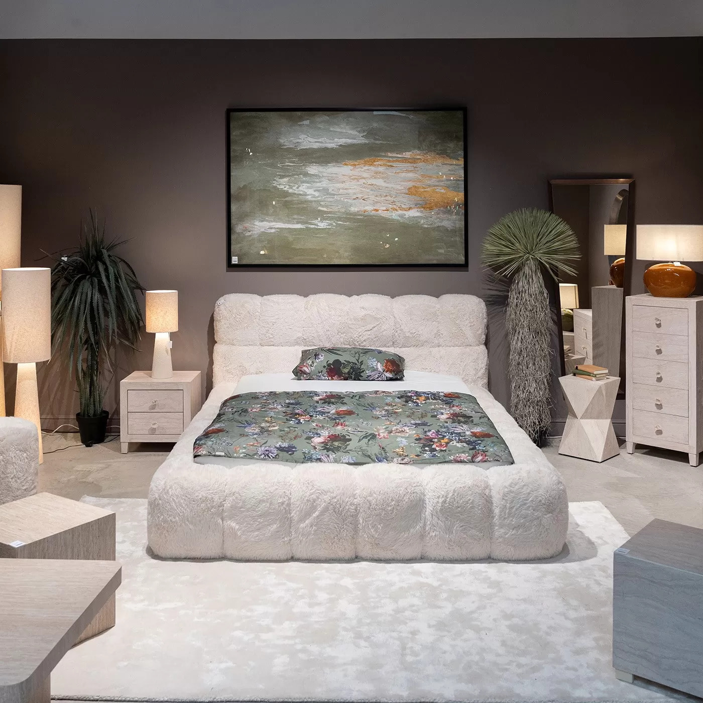 Lit Salamanca Fur 160x200cm Kare Design