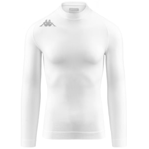 Skin T-Shirts & Top Kappa Uomo Donna KOMBAT SKIN BUPET Bianco