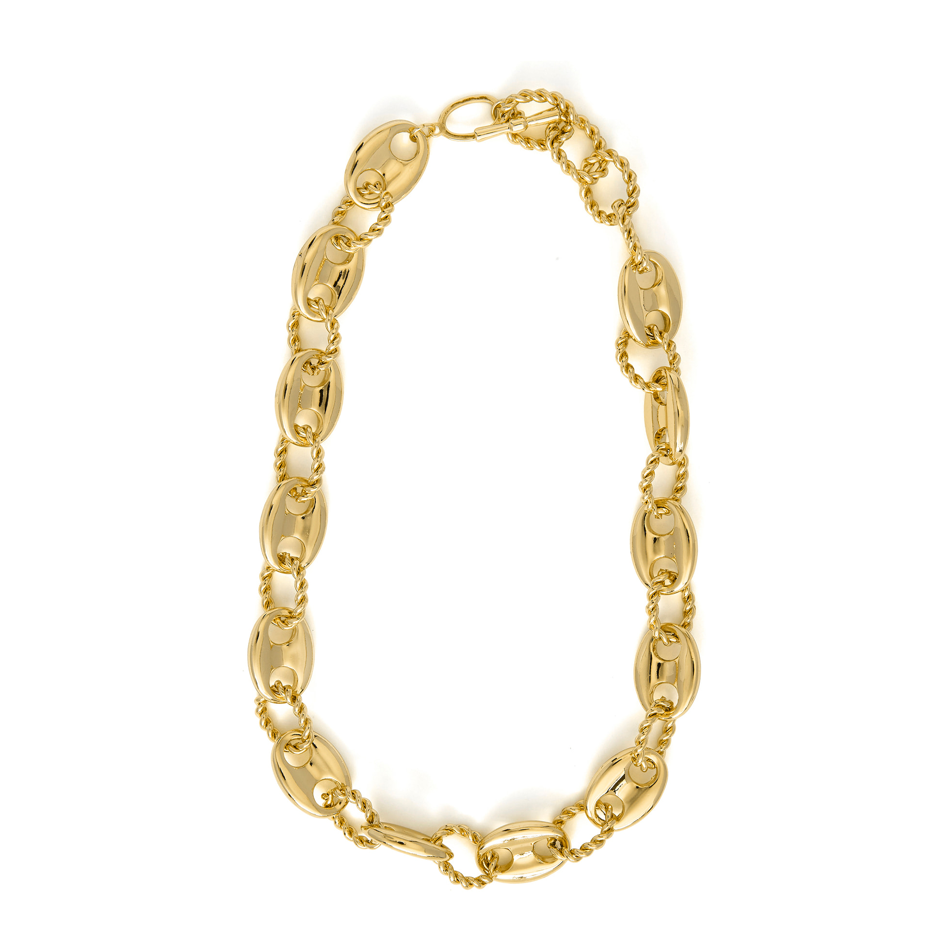 Collar Laroth acabado oro amarillo 18k