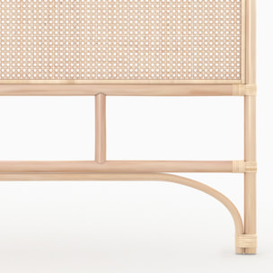 Tête de lit en rotin et cannage 140 cm - Grace