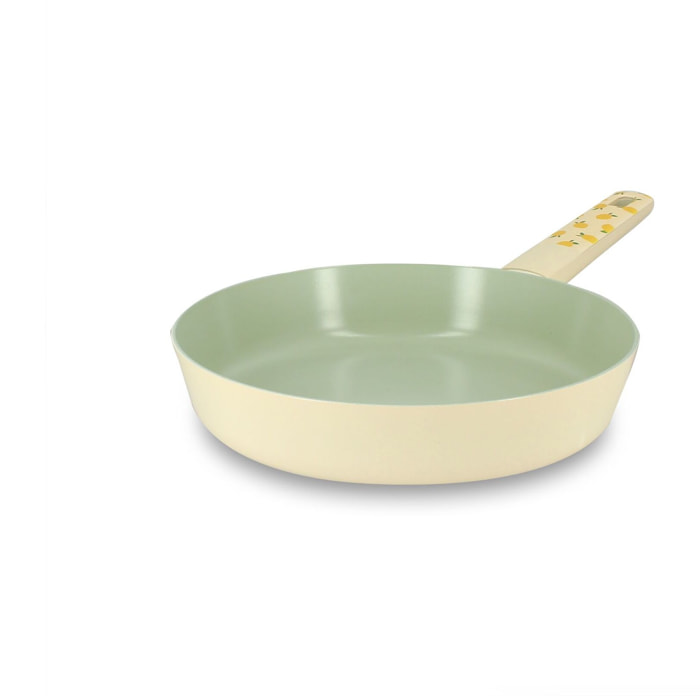 Poêle 20cm en aluminium citron - tous feux CITRON