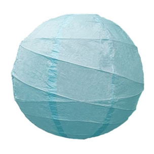 Lot de 4 lampions rond en papier D40 cm - LAMPY
