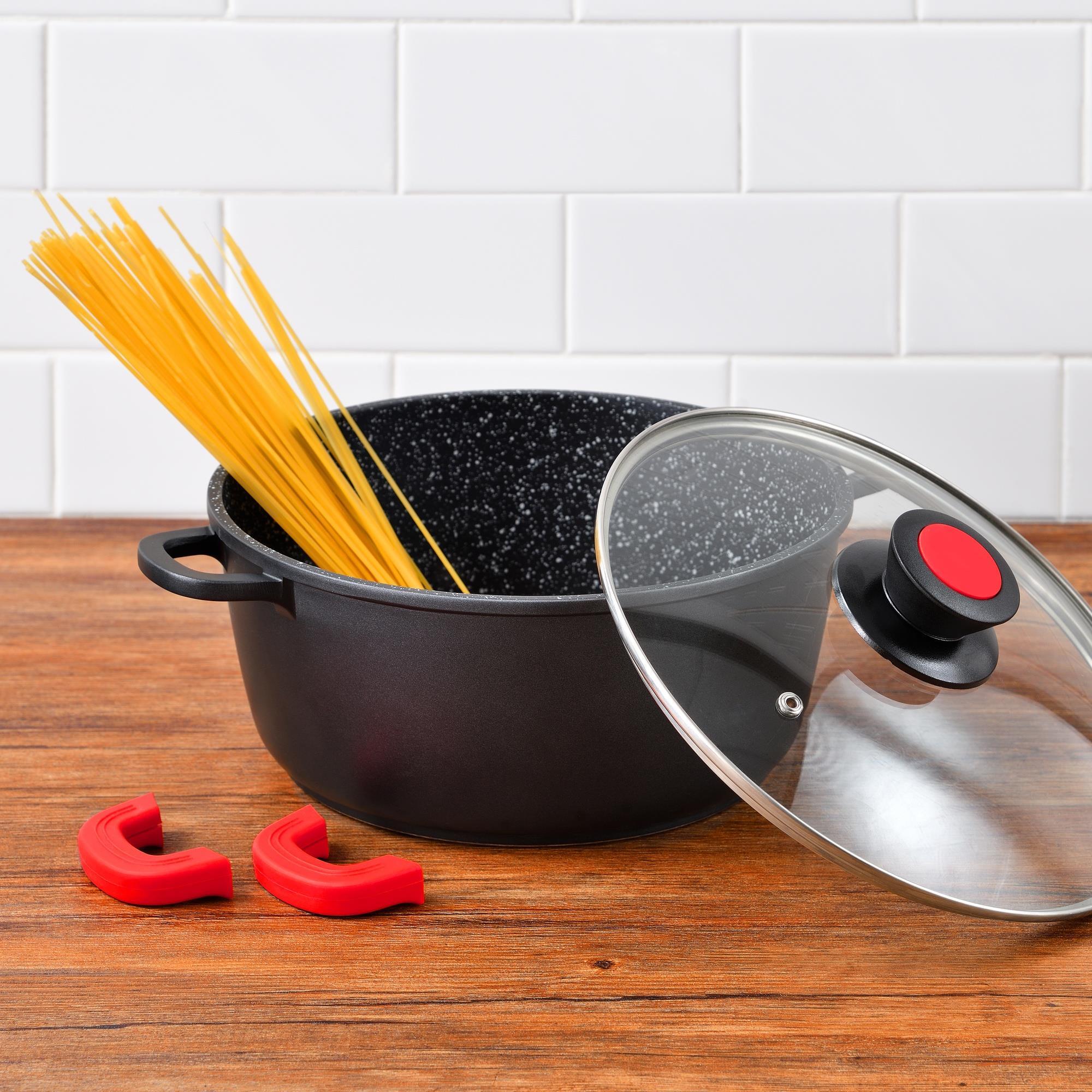 Cacerola Ø20x9cm con tapa en Aluminio fundido CHROMA Bergner