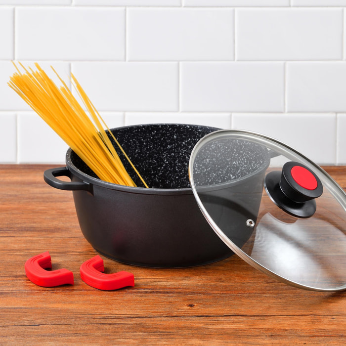Cacerola Ø20x9cm con tapa en Aluminio fundido CHROMA Bergner