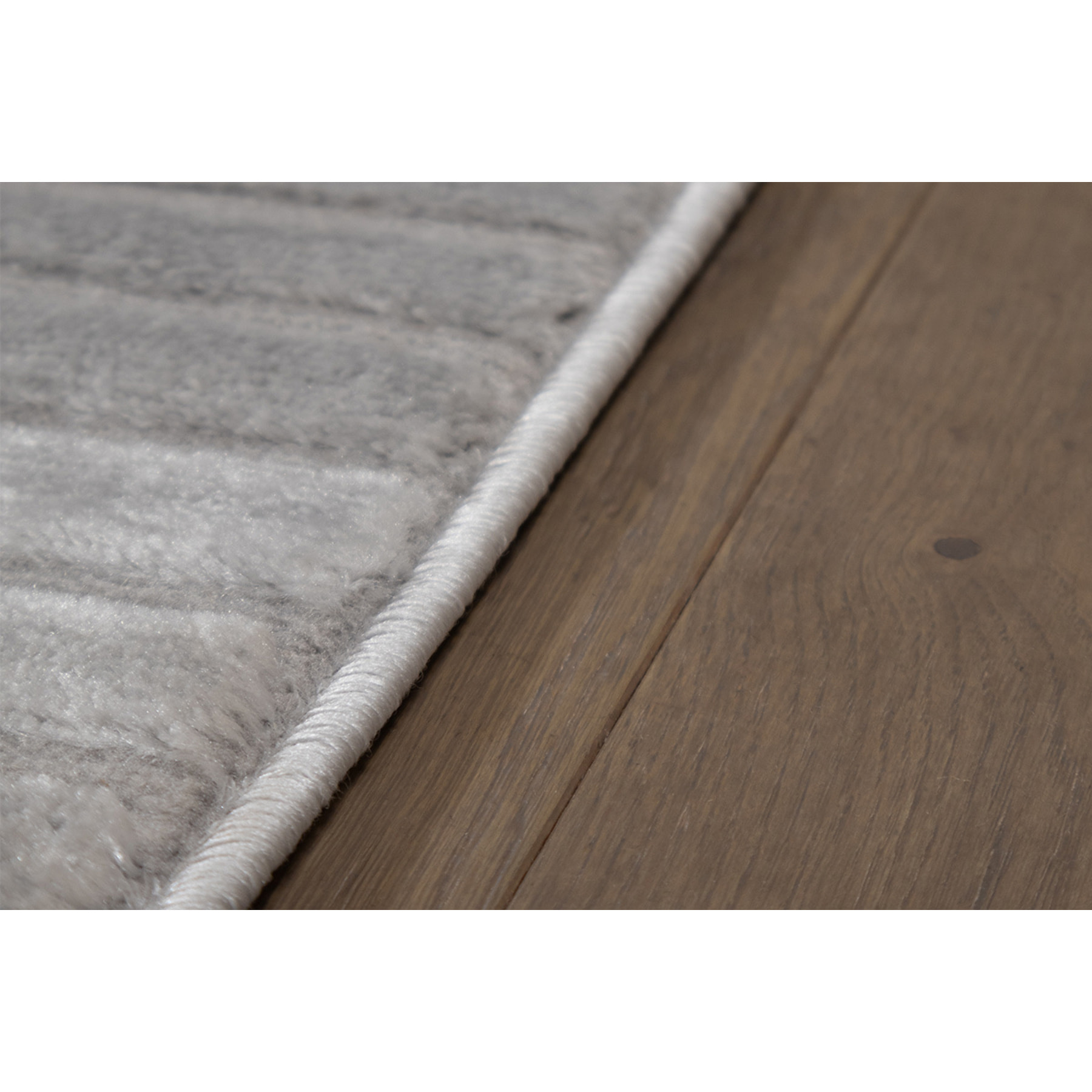 Tapis graphique rectangulaire gris 160 x 230 cm MAGNUS