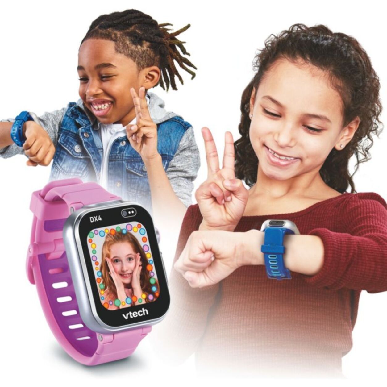 Montre VTECH KidiZoom Smartwatch DX4 rose