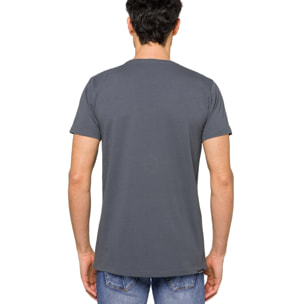 T-shirt in cotone 150 gr Hot Buttered Magnetic Grigio