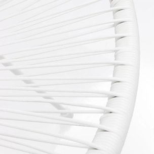 Salon de jardin Acapulco Mono blanc Kare Design