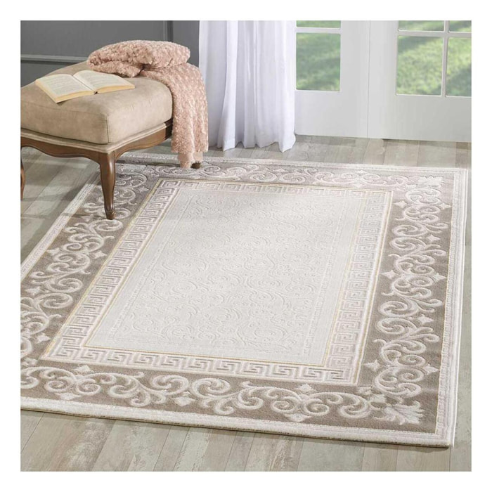 Tapis salon et chambre tissé motif simple SEPA