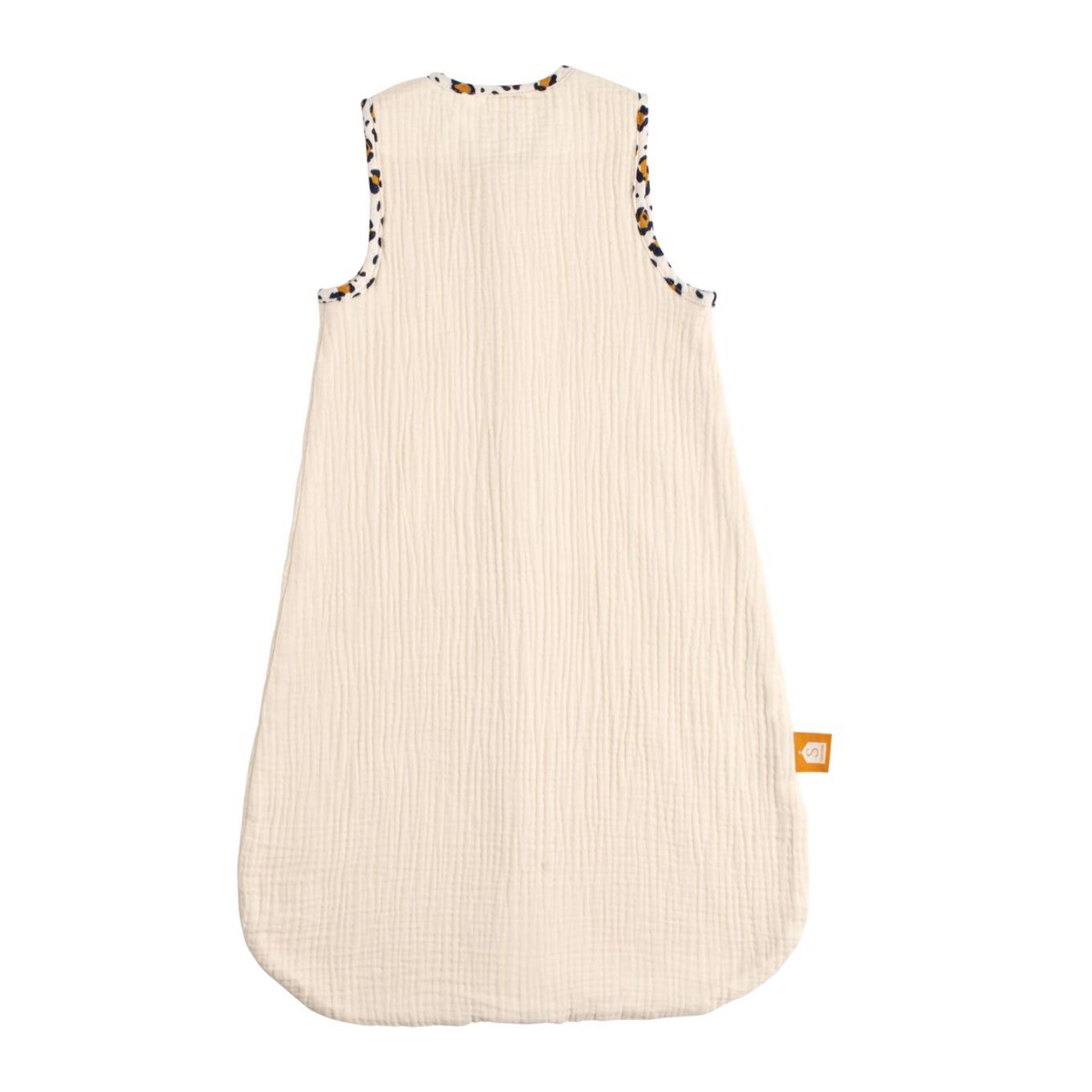 Gigoteuse bébé été en gaze de coton détails léopard