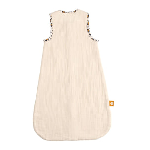 Gigoteuse bébé été en gaze de coton détails léopard