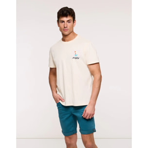 Camiseta Manga Corta Blanca - Hobatsam