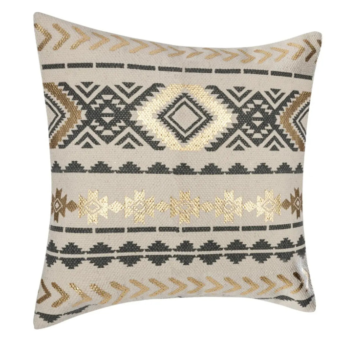 Housse de coussin "Etnik" gris 40x40cm