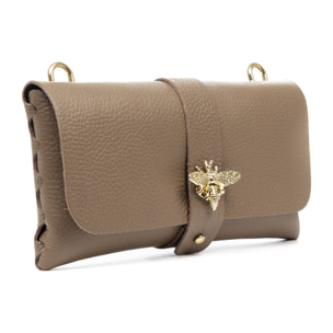 Amaseno bolso bandolera mujer. Piel auténtica Dollaro.